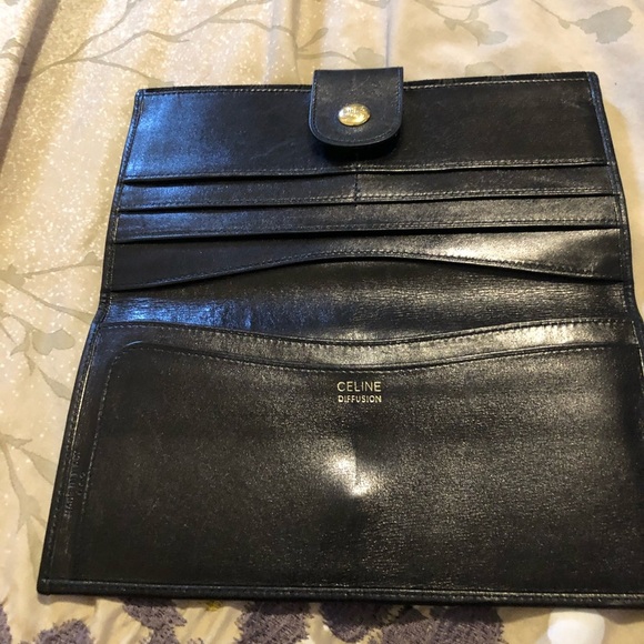 Celine Vintage wallet velvet - Picture 8 of 16